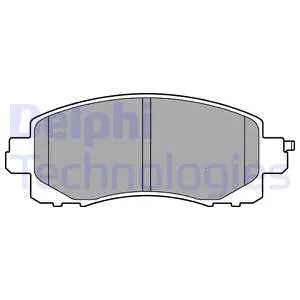 Brake Pad Set, disc brake (LP3411)