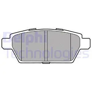 Brake Pad Set, disc brake (LP2493)