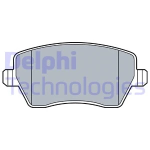 Brake Pad Set, disc brake (LP3551)