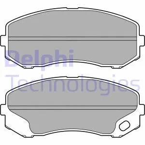 Brake Pad Set, disc brake (LP3687)