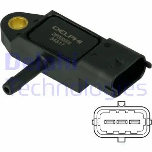 Sensor, exhaust pressure (DPS00008)