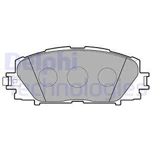 Brake Pad Set, disc brake (LP3273)