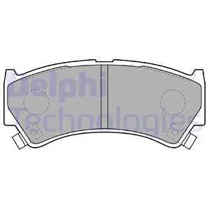 Brake Pad Set, disc brake (LP1548)
