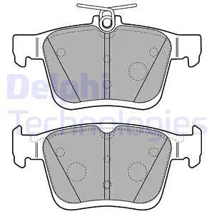 Brake Pad Set, disc brake (LP2490)