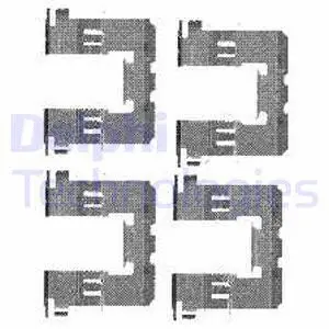 Accessory Kit, disc brake pad (LX0453)