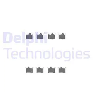 Accessory Kit, disc brake pad (LX0296)