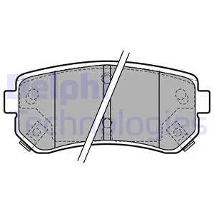 Brake Pad Set, disc brake (LP1952)