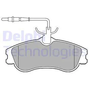 Brake Pad Set, disc brake (LP1607)
