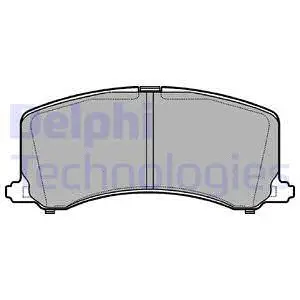 Brake Pad Set, disc brake (LP1014)