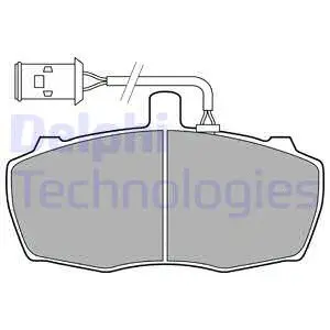Brake Pad Set, disc brake (LP2023)