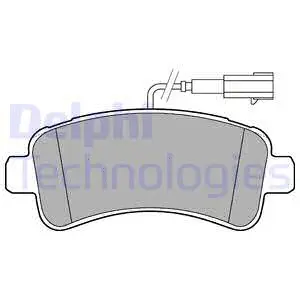 Brake Pad Set, disc brake (LP3185)