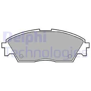 Brake Pad Set, disc brake (LP605)