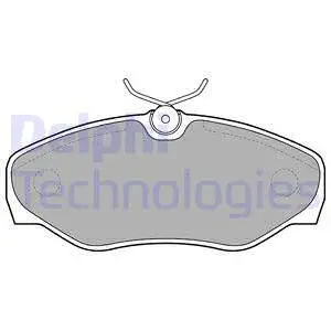 Brake Pad Set, disc brake (LP1695)