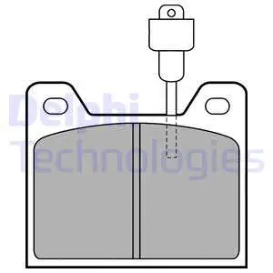 Brake Pad Set, disc brake (LP226)