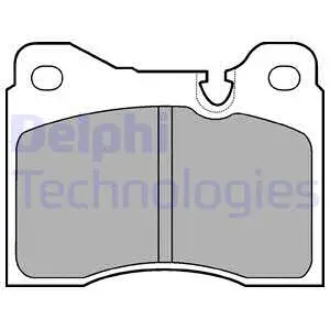 Brake Pad Set, disc brake (LP164)