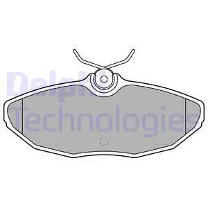 Brake Pad Set, disc brake (LP1505)