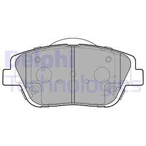 Brake Pad Set, disc brake (LP2688)