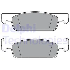 Brake Pad Set, disc brake (LP3387)