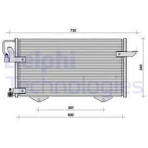 Condenser, air conditioning (TSP0225010)