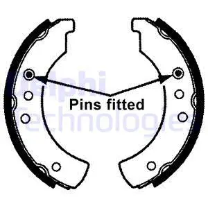 Brake Shoe Set (LS1154)