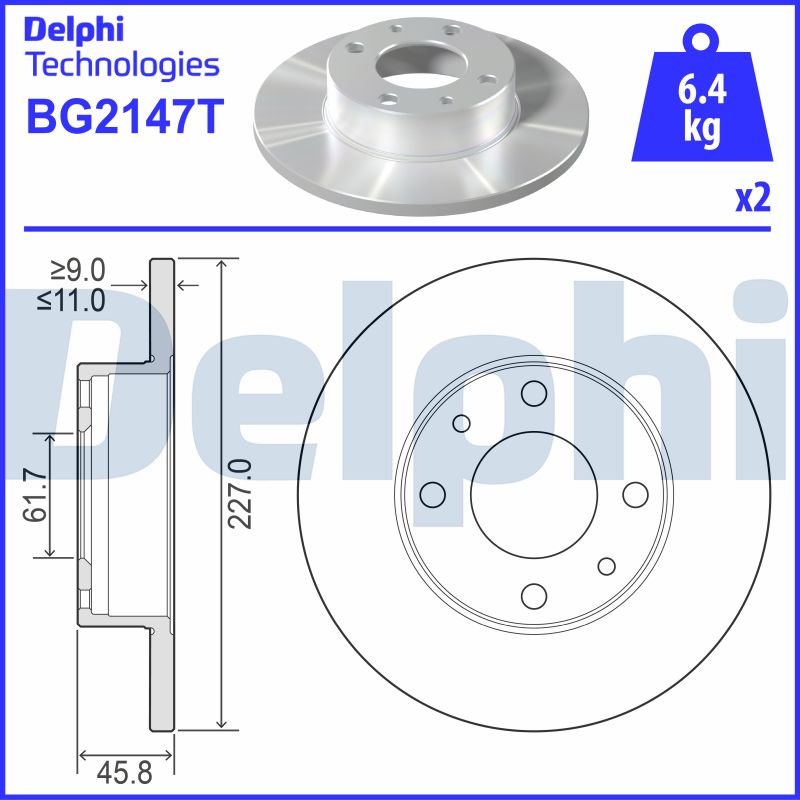 Brake Disc (BG2147T)