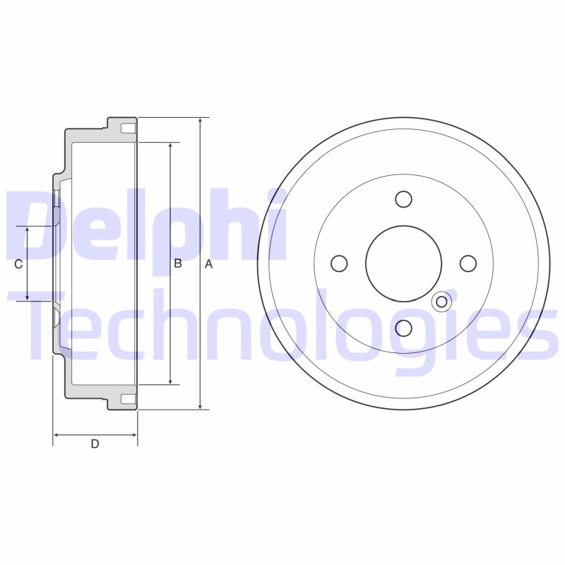 Brake Drum (BF627)