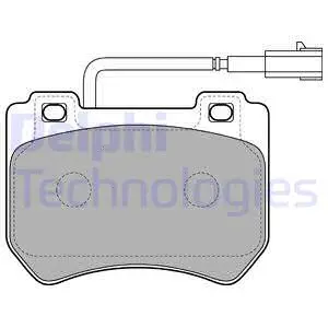 Brake Pad Set, disc brake (LP2200)