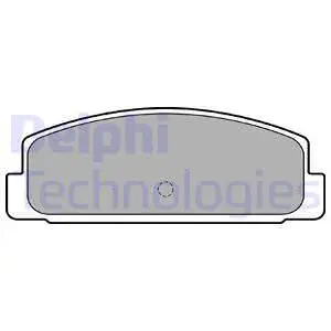 Brake Pad Set, disc brake (LP1766)