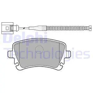 Brake Pad Set, disc brake (LP1860)