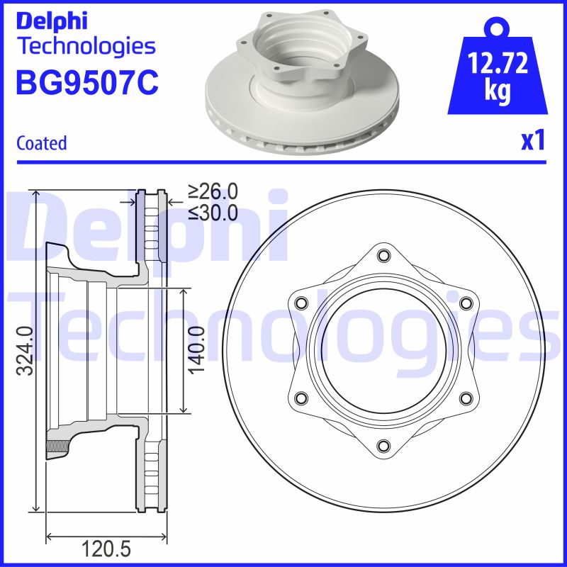 Brake Disc (BG9507C)