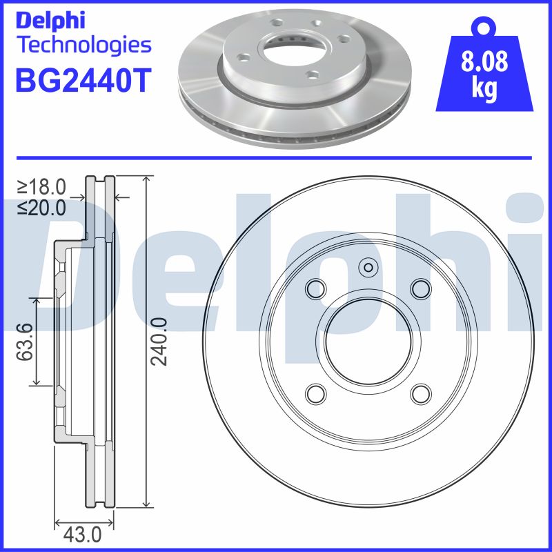 Brake Disc (BG2440T)