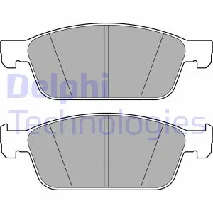 Brake Pad Set, disc brake (LP3672)