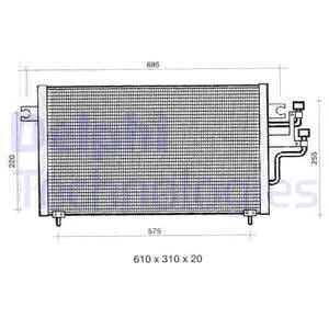 Condenser, air conditioning (TSP0225334)
