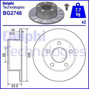 Brake Disc (BG2746)