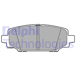 Brake Pad Set, disc brake (LP3582)