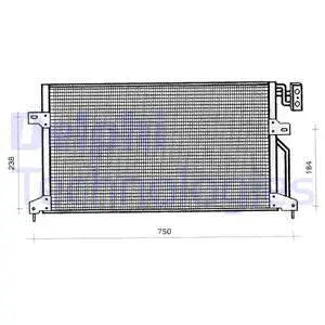 Condenser, air conditioning (TSP0225246)