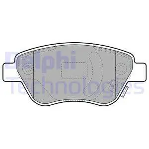 Brake Pad Set, disc brake (LP1989)