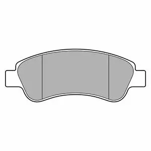 Brake Pad Set, disc brake (LP3660)