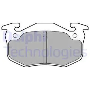 Brake Pad Set, disc brake (LP699)