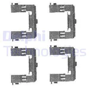 Accessory Kit, disc brake pad (LX0452)