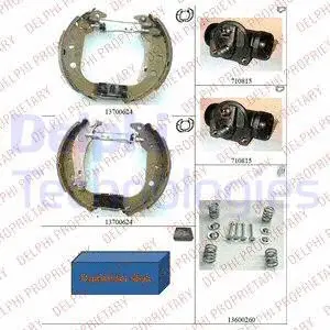 Brake Shoe Set (KP927)