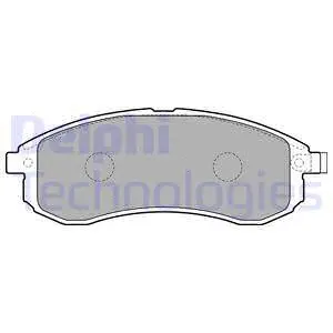 Brake Pad Set, disc brake (LP1808)