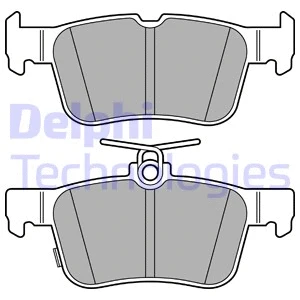 Brake Pad Set, disc brake (LP3607)