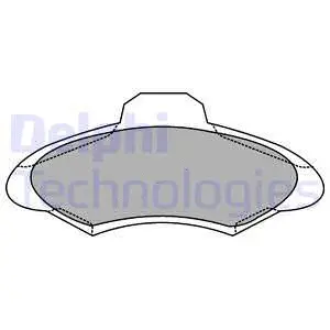 Brake Pad Set, disc brake (LP1139)