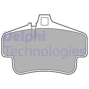 Brake Pad Set, disc brake (LP1813)