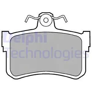 Brake Pad Set, disc brake (LP880)