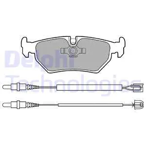 Brake Pad Set, disc brake (LP910)