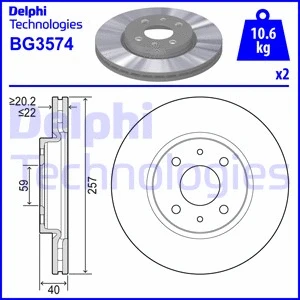 Brake Disc (BG3574)