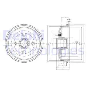 Brake Drum (BF468)