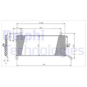 Condenser, air conditioning (TSP0225161)